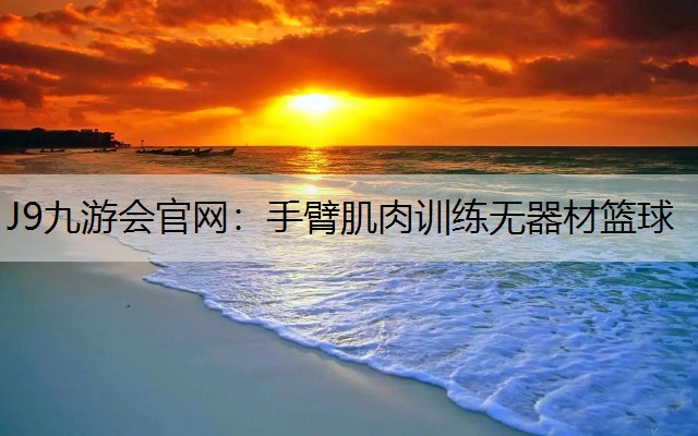 手臂肌肉训练无器材篮球